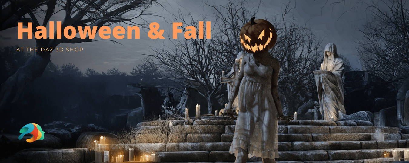 6 Daz 3D Assets to Elevate Your Fall & Halloween Renders